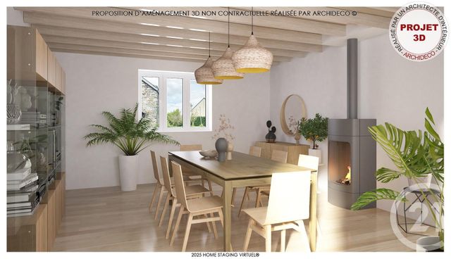 Maison à vendre - 7 pièces - 127,50 m2 - Tourville Sur Sienne - 50 - BASSE-NORMANDIE