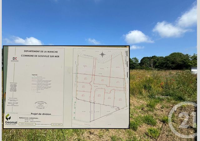 Terrain à vendre GOUVILLE SUR MER