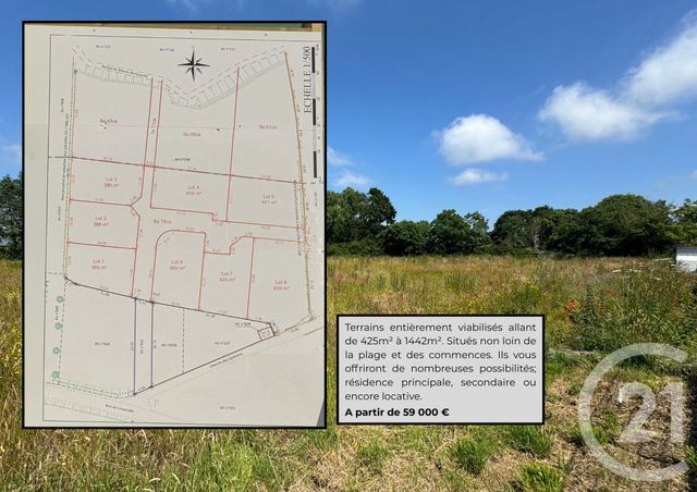 Terrain à vendre GOUVILLE SUR MER