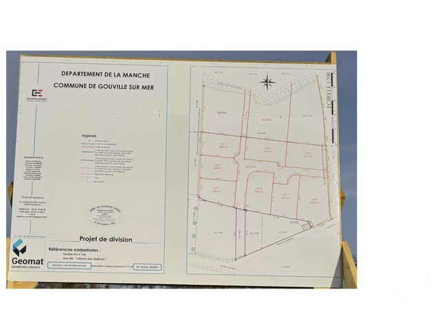 terrain - GOUVILLE SUR MER - 50