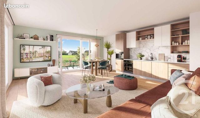 Appartement F4 à vendre - 4 pièces - 76,82 m2 - Agon Coutainville - 50 - BASSE-NORMANDIE