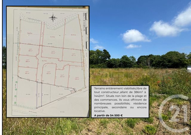 Terrain à vendre GOUVILLE SUR MER