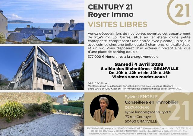 Appartement F3 à vendre GRANVILLE