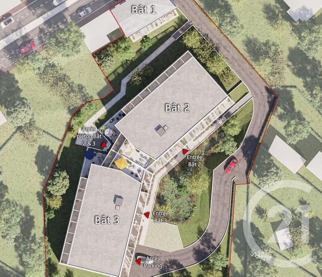 Appartement F2 à vendre - 2 pièces - 44,92 m2 - Donville Les Bains - 50 - BASSE-NORMANDIE