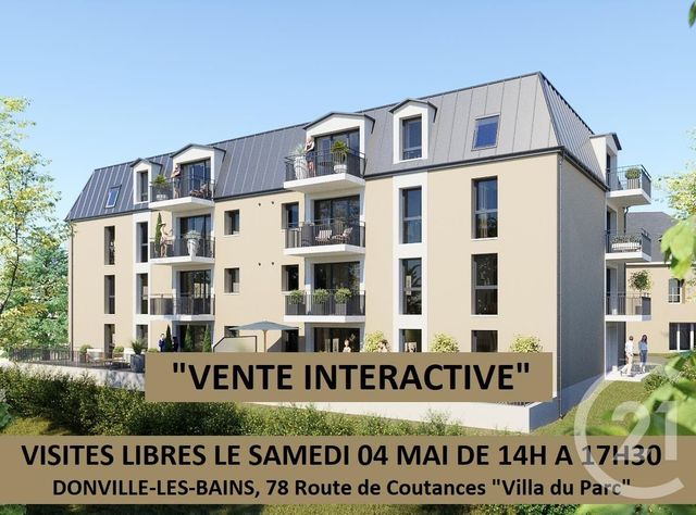 Appartement F3 à vendre - 3 pièces - 60 m2 - Donville Les Bains - 50 - BASSE-NORMANDIE