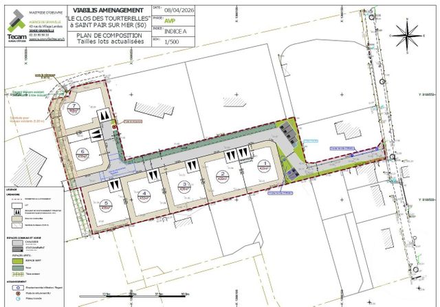 Terrain &agrave; vendre - 438 m2 - St Pair Sur Mer - 50 - BASSE-NORMANDIE